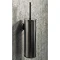 Arezzo Gunmetal Grey Wall Mounted Toilet Brush + Holder  Profile Large Image