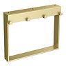 Arezzo Hanging Shower Shelf - Brushed Brass