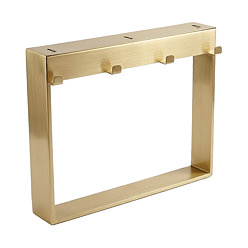 Arezzo Hanging Shower Shelf – Brushed Brass
