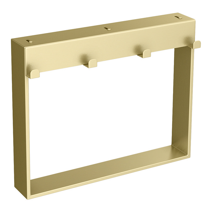 Arezzo Hanging Shower Shelf - Brushed Brass