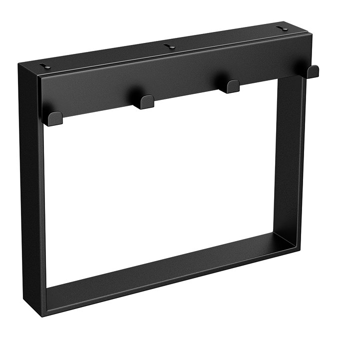 Arezzo Hanging Shower Shelf - Matt Black