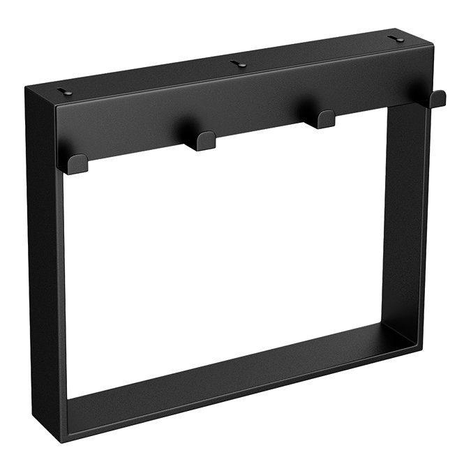 Arezzo Hanging Shower Shelf - Matt Black