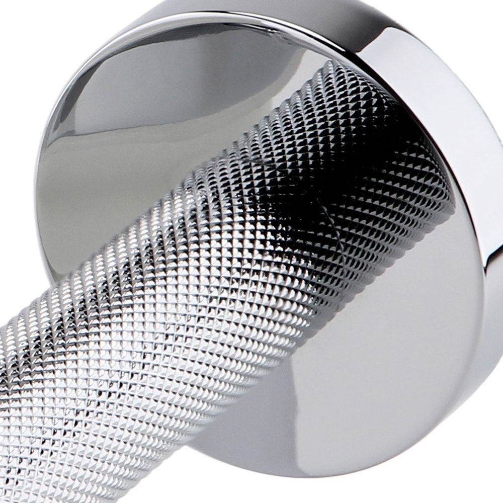 Arezzo Industrial Style Chrome Round Soap Dish & Holder  Profile Large Image
