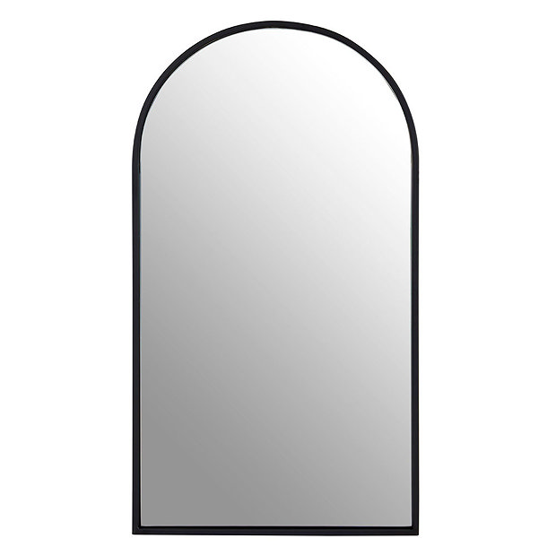 Large Black Arched Mirror | Victorian Plumbing