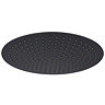Arezzo Large Round 400mm Matt Black Fixed Shower Head Large Image