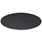 Arezzo Large Round 400mm Matt Black Fixed Shower Head Large Image