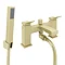 Arezzo Leva Bath Shower Mixer incl. Shower Kit Brushed Brass Large Image