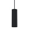 Arezzo Light Pull Cord with Knurled Handle - Matt Black
