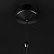 Arezzo Light Pull Cord with Knurled Handle - Matt Black