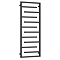 Arezzo Matt Black Geometric Designer Towel Rail (1380 x 600mm)