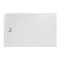 Arezzo Matt Black 1400 x 900 Grey Tinted Glass Wet Room (Inc. Screen, Side Panel + Tray)  Profile La