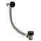 Arezzo Matt Black 2-Way Thermostatic Shower with Diverter, Overflow Bath Filler and Hand Shower Fea