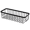 Arezzo Matt Black 300mm Wire Shower Basket  Profile Large Image