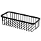 Arezzo Matt Black 300mm Wire Shower Basket  Profile Large Image