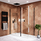 Arezzo Matt Black 400 x 400mm Recessed Ceiling Mounted Square Shower Head
