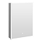 Arezzo 500 x 700mm Recessed LED Illuminated Bathroom Mirror Cabinet with Touch Sensor, Shaver Socket & Anti-Fog