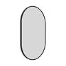 Arezzo Matt Black 500 x 800mm Capsule Mirror