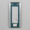 Arezzo Matt Black 600 x 1200mm Rectangular LED Illuminated Anti-Fog Bathroom Mirror