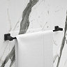 Arezzo Matt Black 600mm Towel Rail  Profile Large Image