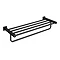 Arezzo Matt Black 600mm Towel Shelf  Profile Large Image