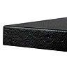 Arezzo Matt Black 800 x 800mm Frameless Quadrant Shower Enclosure with Black Tray
