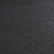 Arezzo Matt Black 900 x 900mm Frameless Quadrant Shower Enclosure with Black Tray  Feature Large Ima