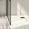 Arezzo Matt Black 90mm High Flow Shower Tray Waste  Profile Large Image