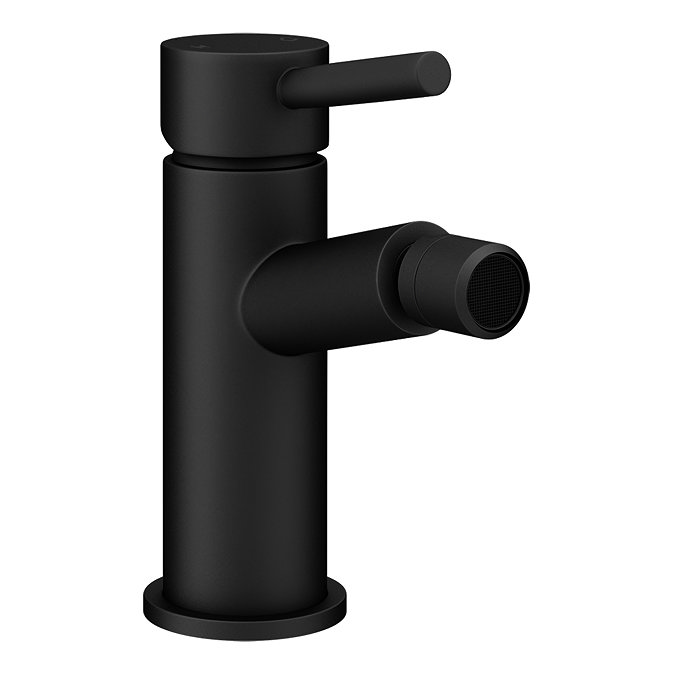 Arezzo Matt Black Bidet Mixer Tap Large Image