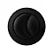 Arezzo Matt Black Cistern Flush Button - 48mm Hole  Profile Large Image