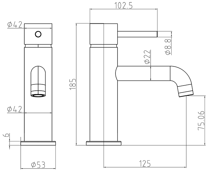 Arezzo Matt Black Complete Modern Bathroom Package