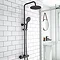 Arezzo Matt Black Complete Modern Bathroom Package additional Large Image