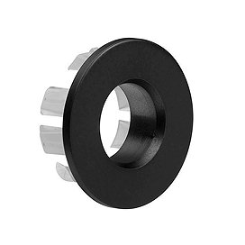 Chatsworth Matt Black Overflow Cover Large Image