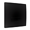 Arezzo Matt Black Dual Flush Plate