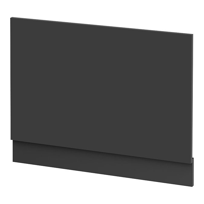 Arezzo Matt Black End Bath Panel - 700mm