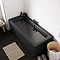 Arezzo Matt Black End Bath Panel - 750mm