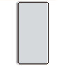 Arezzo Matt Black Framed Bathroom Mirror - 1400 x 700mm