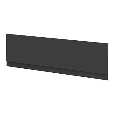 Arezzo Matt Black Front Bath Panel - 1700mm