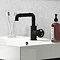Arezzo Matt Black Industrial Style Side Tap Head Basin Mixer  Feature Large Image