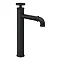 Arezzo Matt Black Industrial Style High Rise Basin Mixer Large Image