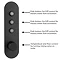 Arezzo Matt Black Industrial Style Push Button Shower Valve with Diverter, Handset, Fixed Shower Hea