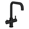 Arezzo Matt Black Instant Boiling Water Kitchen Tap (Includes Tap, Boiler + Filter)  In Bathroom Lar