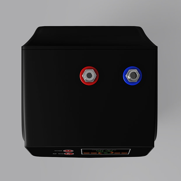Bower Palma Matt Black Instant Boiling Water Tap With Boiler & Filter  additional Large Image