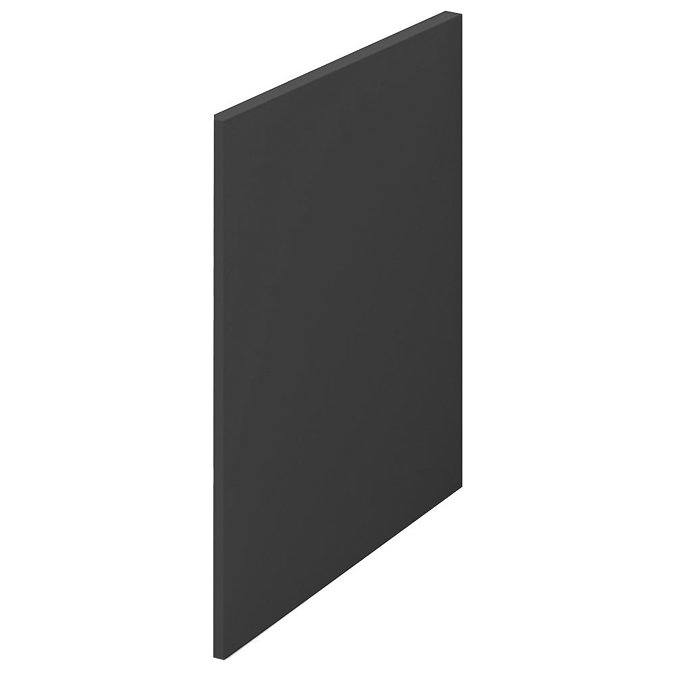 Arezzo Matt Black L-Shaped End Bath Panel - 700mm