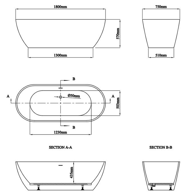 Arezzo Matt Black Modern Free Standing Bathroom Suite 1800 Bath