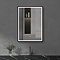 Arezzo Matt Black 500 x 700mm Rectangular LED Illuminated Anti-Fog Bathroom Mirror