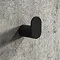 Arezzo Matt Black Robe Hook  Feature Large Image