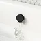 Arezzo Matt Black Round Concealed Thermostatic Shower Valve w. Handset + Freeflow Bath Filler  Feature Large Image