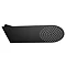 Arezzo Matt Black Round Shower Package w. Concealed Valve + Flat Fixed Shower Head Profile Large Im