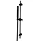 Arezzo Matt Black Round Shower Valve inc. Slide Rail Kit with Pencil Handset Standard Large Image