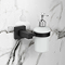 Arezzo Matt Black Soap Dispenser & Holder